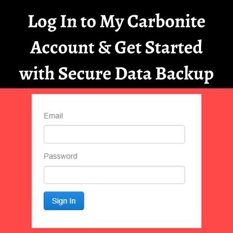 account carbonite account login